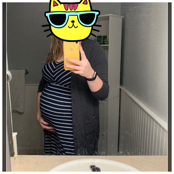 Motherhood Maternity maxi dress, size L. - Picture 3 of 5